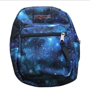 Jansport Big Break Insulated Lunch Bag Blue Cyberspace Galaxy Snacks School